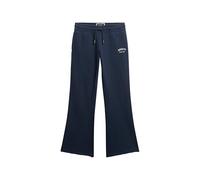 Superdry Damen Athletic Essentials Flare-Jogginghose mit tiefem Bund Kräftiges Marineblau 40