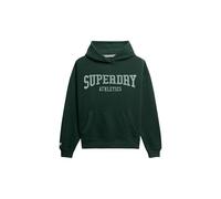Superdry Damen Athletic Essentials Hoodie in lockerer Passform Emaillegrün 36