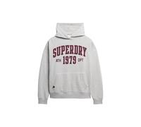 Superdry Damen Athletic Essentials Hoodie in lockerer Passform Gletschergrau Meliert 42