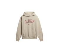 Superdry Damen Athletic Essentials Hoodie in lockerer Passform Haferkleie 44