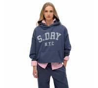Superdry Damen Athletic Essentials Hoodie in lockerer Passform Mariner Marineblau 36