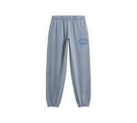 Superdry Damen Athletic Essentials Jogginghosen mit Vintage-Waschung und Grafik Gezeiten Blau 40