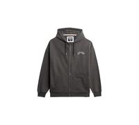 Superdry Athletic Ess Oversized Reißverschlusspullover M Charcoal