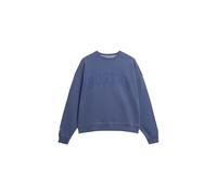 Superdry Damen Athletic Essentials Relaxed Crew Sweatshirt Mariner Marineblau 42
