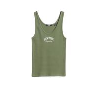 Superdry Damen Athletic Essentials Tanktop mit Grafik Lorbeer Kaki 42