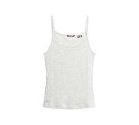 Superdry Damen Athletic Essentials Weste mit U-Ausschnitt Eisgrau Meliert 38