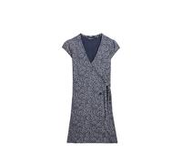 Superdry Damen Athletic Essentials Wickelkleid Marineblau Geblümt 44