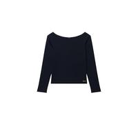 Superdry Damen Bardot Off-Shoulder Top Finster Marineblau 42