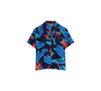 Superdry Damen Beach Resort Hemd Marineblau Paradies 40