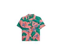 Superdry Damen Beach Resort Hemd Pink Paradies 36