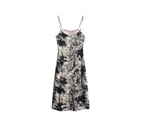 Superdry Print Button Cami ärmelloses Midikleid XS Grunge Tie Dye Print