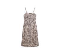 Superdry Print Button Cami ärmelloses Midikleid L Pink Animal Print