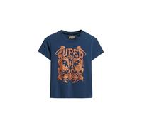 Superdry Damen Besonders figurbetontes Pop Archive T-Shirt Sargassoblau 40