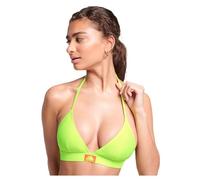 Superdry Damen Bikini Schwimm-Slips, Neongelb, 42