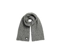 Superdry Damen Cable Luxe Strickschal Skandigrau Meliert 1SIZE