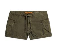 Superdry Damen Cargo Hot Shorts Olivgrün Nacht 38