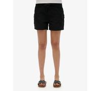 Superdry Damen Cargo Hot Shorts Schwarz 42