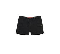 Superdry Damen Cargo Hot Shorts Schwarz 42