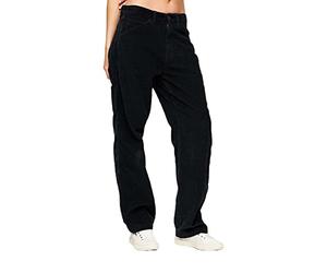 Superdry Damen Carpenter Cordhose Finster Marineblau 34/32