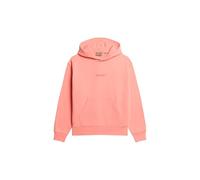 Superdry Damen City Hoodie mit lockerer Passform und Core-Logo Pastelline Korallrot 38