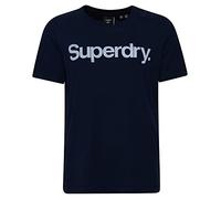 Superdry Damen CL Tee T-Shirt, Nautical Navy, L