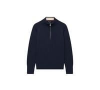 Superdry Damen Classic Cotton Strickpullover mit Reißverschluss Finster Marineblau 38