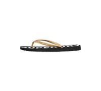 Superdry Damen Code Core Sport Flip-Flops Schwarz/Metallic Gold M