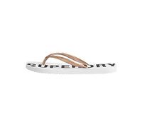 Superdry Damen Code Essential FLIP Flop Flipflop, Optic/Metallic Rose, Small