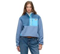 Superdry Colour Block Fleece Pull Over Jacke S Tidal Blue