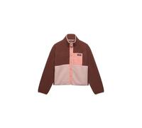 Superdry Damen Colour Block Fleecejacke Muskatgewürz Braun 38