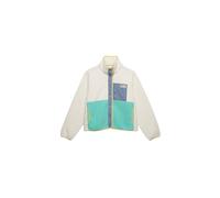 Superdry Damen Colour Block Fleecejacke Wollweiß 34