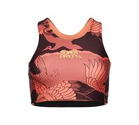 Superdry Damen Core Active BH Roter Tsuru-Print 38