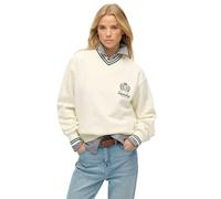 Superdry Country Club Loose Sweatshirt M Off White