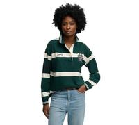 Superdry Crest Stripe Rugby Langarm-polo