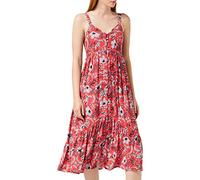 Superdry Damen Daisy MIDI Dress Kleid, Rot (Red AOP I6T), XS