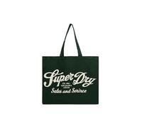 Superdry Damen Damen Tote-Tasche Emaille Grün/Wollweiß 1SIZE