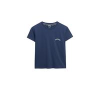 Superdry Damen Essential 90er-Jahre T-Shirt mit Logo Mariner Marineblau 38