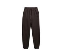 Superdry Damen Essential Jogginghose mit Bündchen und Logo Bison Schwarz 44