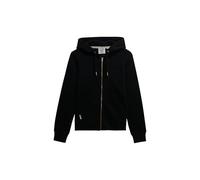 Superdry Damen Essential Kapuzenjacke mit Logo Schwarz 36