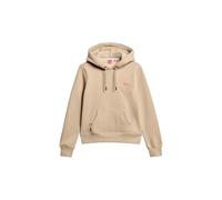 Superdry Damen Essential Logo Kapuzenpullover Kopfsteinpflastergrau 42