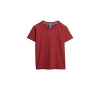 Superdry Damen Essential Logo T-Shirt in schmaler Passform Bordeauxrot 44