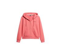 Superdry Damen Essential Logo Zip Hoodie Sweatshirt, Camping Pink, 36