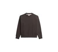 Superdry Damen Essential Sweatshirt mit Logo und lässiger Passform Bison Schwarz 42