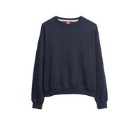 Superdry Damen Essential Sweatshirt mit Logo und lässiger Passform Preppy Marineblau 44