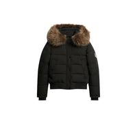 Superdry Damen Everest Hooded Bomberjacke Schwarz 44