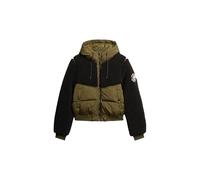 Superdry Damen Everest Hybrid Bomberjacke Dunkel Olivgrün 36