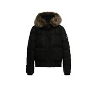 Superdry Damen Everest Microfibre Ella Bomberjacke Tiefschwarz 40