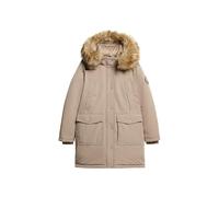 Superdry Everest Faux Fur Parka Damen Kapuzenjacke beige - L