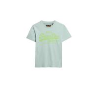Superdry Vl Neon Slim Kurzarm-t-shirt L Harbour Grey