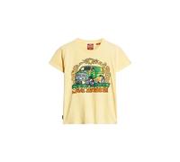 Superdry Neon Motor Graphic Fitted Short Sleeve T-shirt Gelb XS Frau (Herstellerartikelnummer: W1011407A-2BB-8)